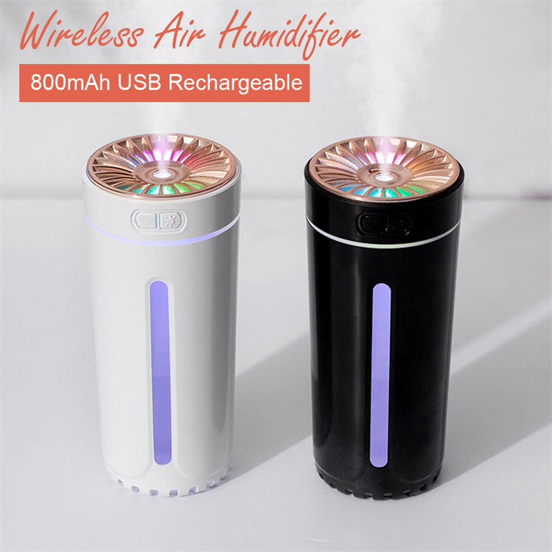 Wireless Air Humidifier Colorful Lights Mute Ultrasonic USB Diffuser - Body By J'ne
