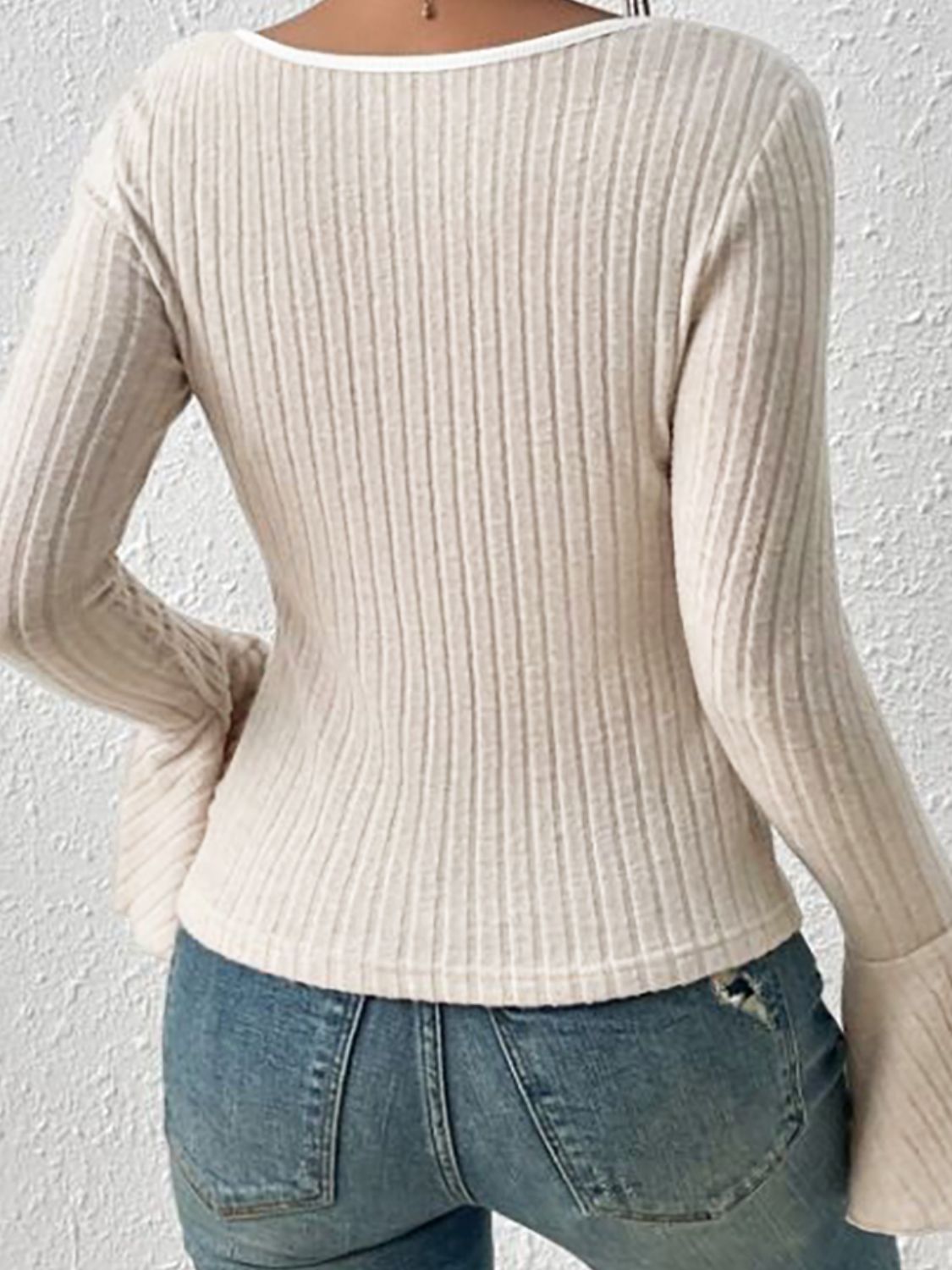 Scoop Neck Long Sleeve T-Shirt - Body By J'ne