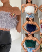 Strapless Feather Crop - Body By J'ne