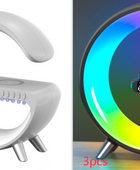 G Shaped LED Lamp Bluetooth Speaker & Wireless Charger Atmosphere Lamp w/App Control - Body By J'ne