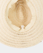 Fame Contrast Straw Braided Sun Hat - Body By J'ne