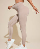 Solid High Rise Active Leggings