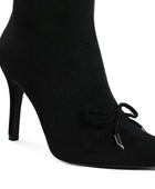 Dapers Bow Detail Ankle Boots