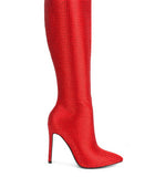 PIPETTE Diamante Set High Heeled Calf Boot