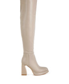 Nenana Faux Leather Knee-High Boots