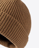 Calling For Winter Rib-Knit Beanie