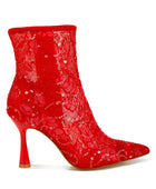 Samia Sequin Lace Boots