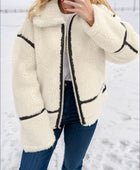 Zip Up Long Sleeve Sherpa Jacket