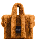 Designer Faux Fur Plush Tote Bag