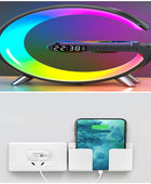 G Shaped LED Lamp Bluetooth Speaker & Wireless Charger Atmosphere Lamp w/App Control - Body By J'ne