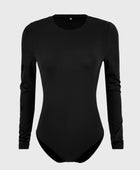 Round Neck Long Sleeve Bodysuit