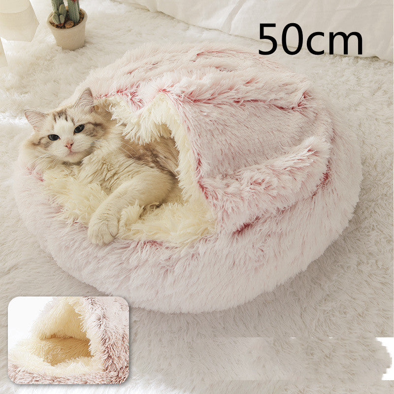 2 In 1 Dog And Cat Plush Bed - Body By J'ne