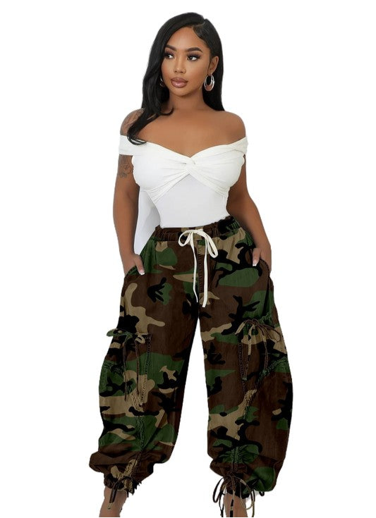 CHRISTA HAREM STYLE DENIM PANTS - Body By J'ne