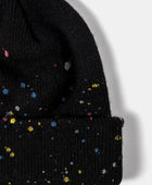 Confetti Rib-Knit Cuff Beanie