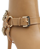 Nicene Harness Detail Stiletto Boots