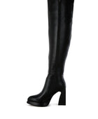 Nenana Faux Leather Knee-High Boots