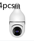 WiFi CAMERA 1080P Bulb 4X Zoom Camera E27 Home 5GWiFi Alarm Monitor - Body By J'ne