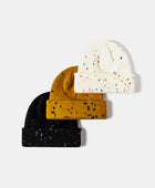 Confetti Rib-Knit Cuff Beanie