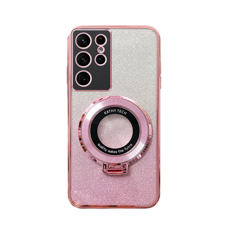 Electroplating Phone Case Magnetic Bracket A16 Gradient