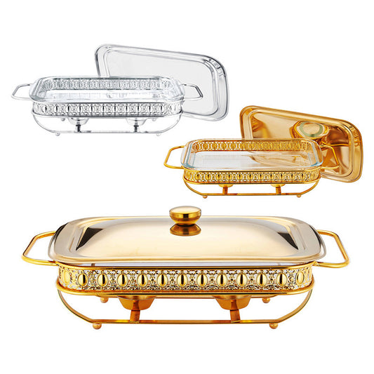 Glass Plate Buffet Stove Square - Body By J'ne