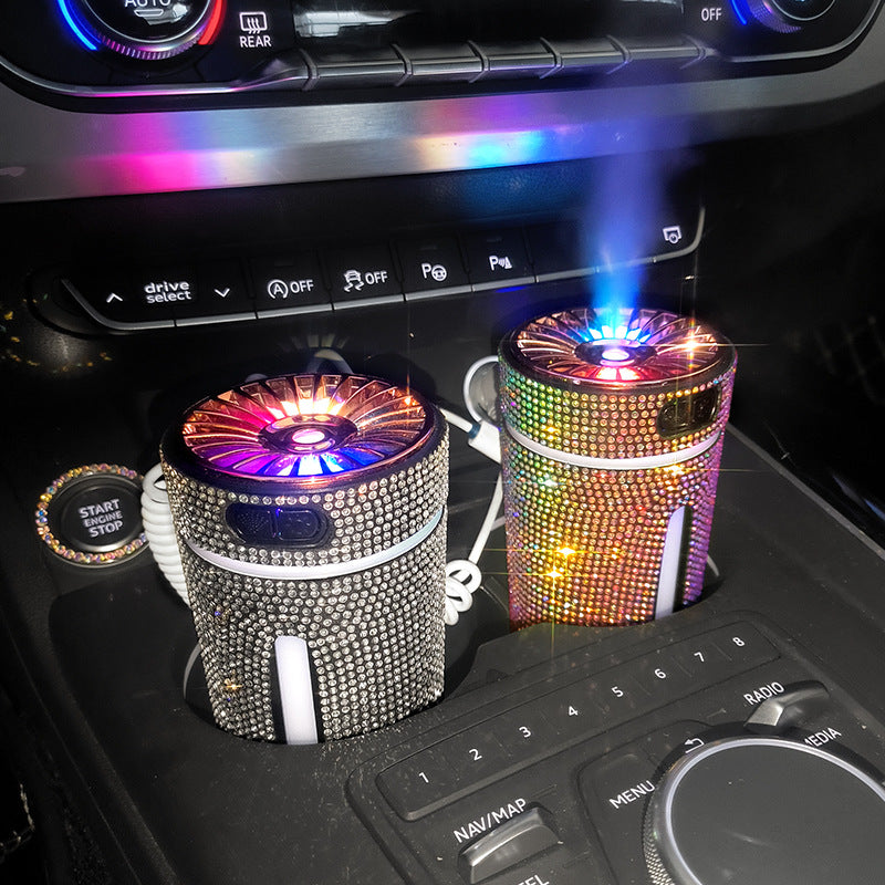 Luxury Diamond Car Humidifier, LED Light Car Diffuser - Body By J'ne