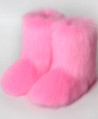 Made Ya Look Faux Fox Fur Boots - Body By J'ne