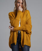 Open Front Batwing Sleeve Cardigan