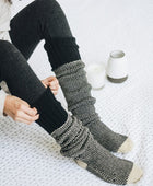 Knee High Knitted Lounge Socks