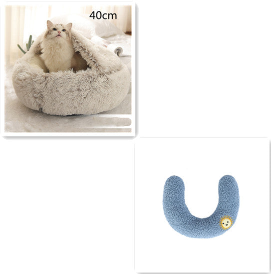 2 In 1 Dog And Cat Plush Bed - Body By J'ne