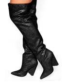 Razzle Dazzle Tapered Heel Wedge Boots - Body By J'ne