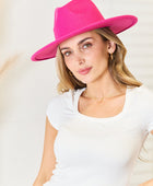 Flat Brim Fedora Fashion Hat - Body By J'ne