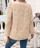 Devine Frill Round Neck Long Sleeve Shirt