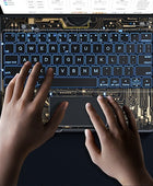 Teclado inteligente giratorio 360 y trackpad para iPad.