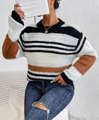 Striped Round Neck Sweater