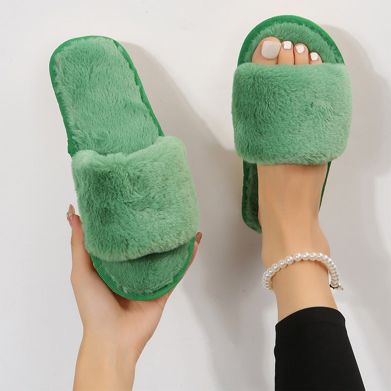 Plush Cotton Slippers