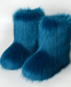 Made Ya Look Faux Fox Fur Boots - Body By J'ne