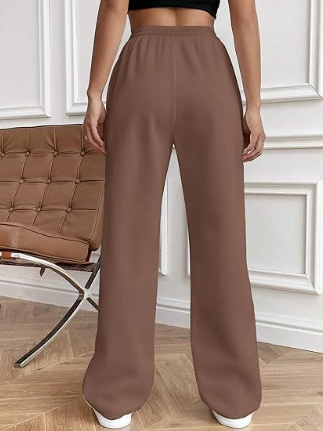 Drawstring Wide Leg Pants with Pockets - Body By J'ne