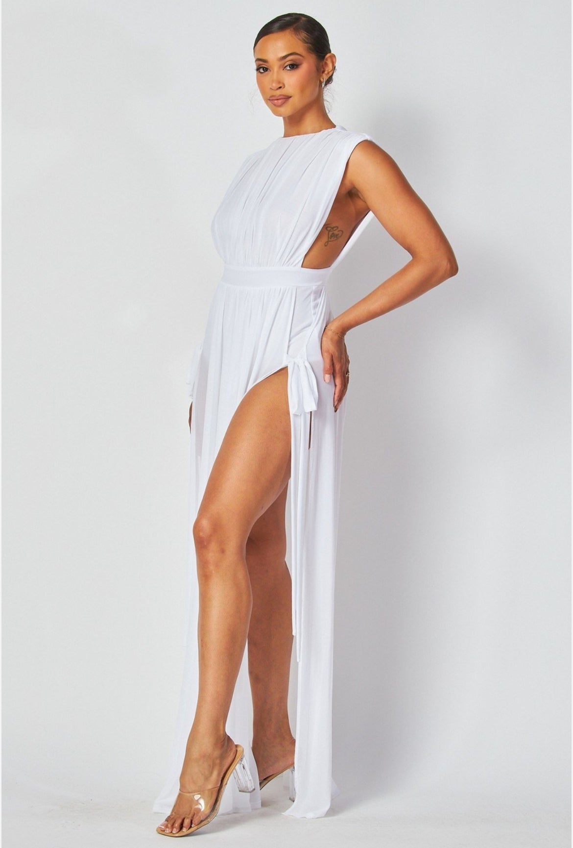 To The Beach We Go Maxi Dress - Body By J'ne