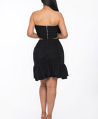 Ruffle Ruched Mini Skirt Set - Body By J'ne
