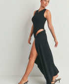 Maxi Dress With Slit - Body By J'ne