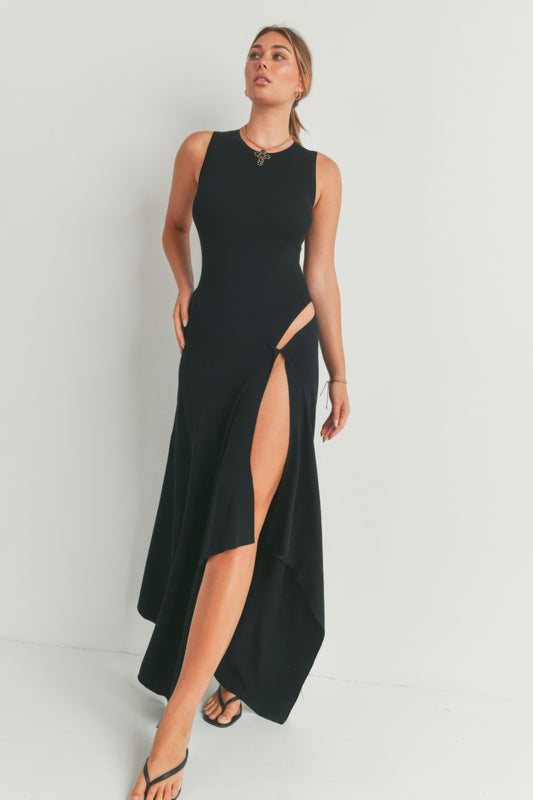 Maxi Dress With Slit - Body By J'ne