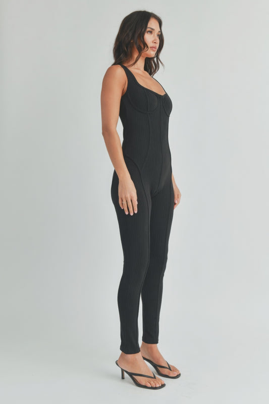 Solid Color Jumpsuit - Body By J'ne