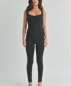 Solid Color Jumpsuit - Body By J'ne