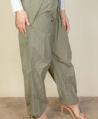 Plus Size Drawstring Waist Parachute Pants - Body By J'ne