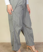 Plus Size Drawstring Waist Parachute Pants - Body By J'ne