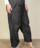 Plus Size Drawstring Waist Parachute Pants - Body By J'ne