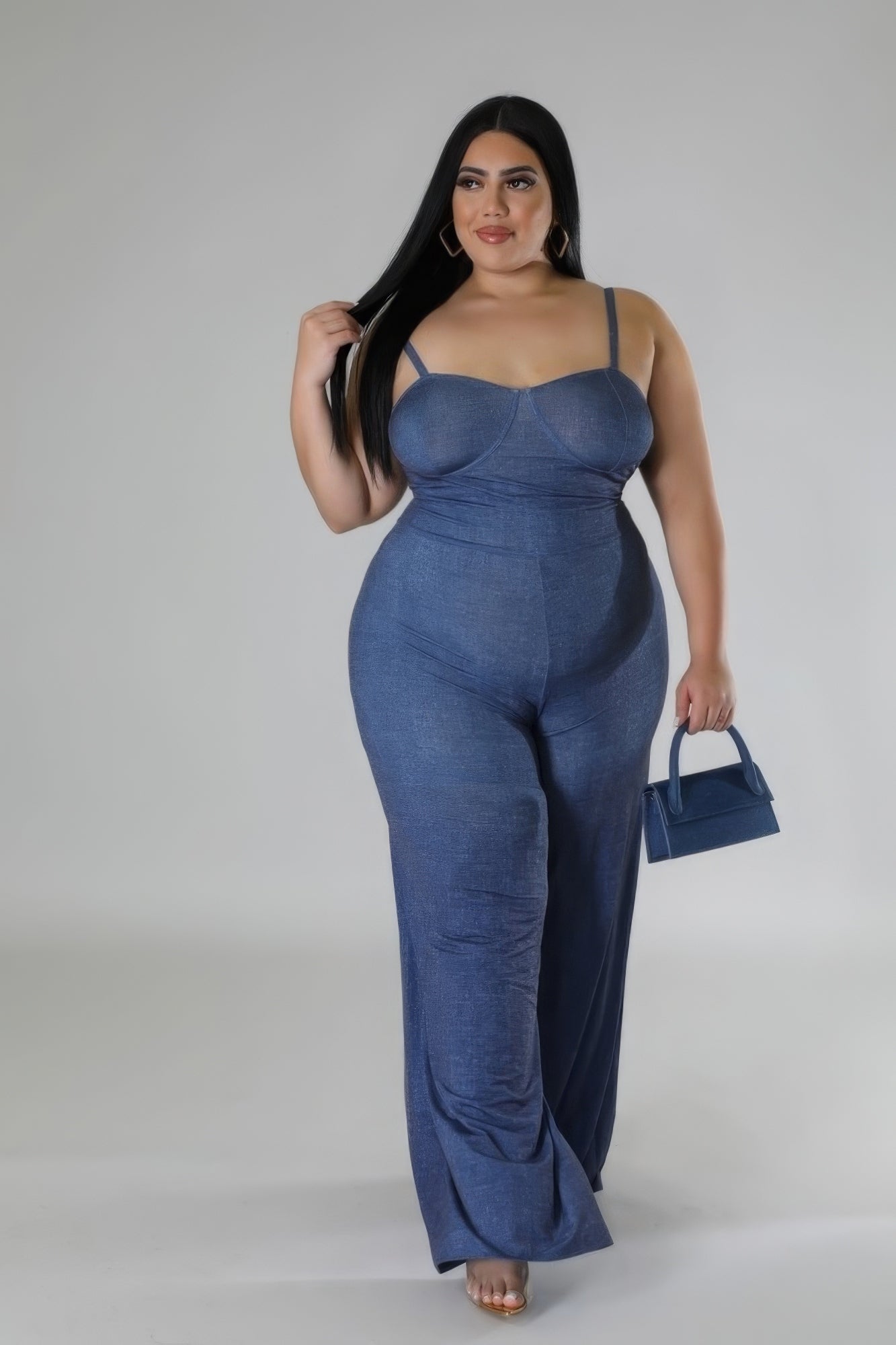 Wide Leg Stretch Jumpsuit - Body By J'ne