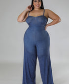 Wide Leg Stretch Jumpsuit