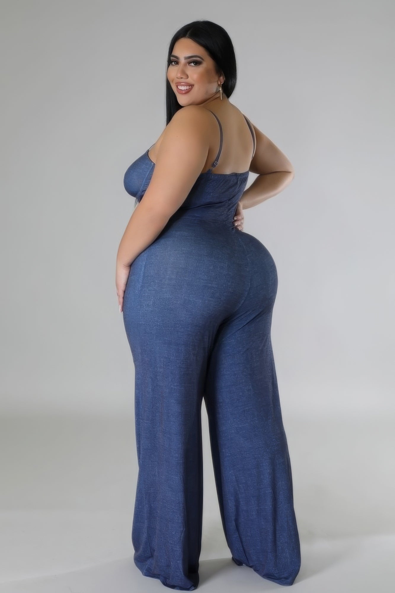 Wide Leg Stretch Jumpsuit - Body By J'ne