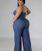 Wide Leg Stretch Jumpsuit